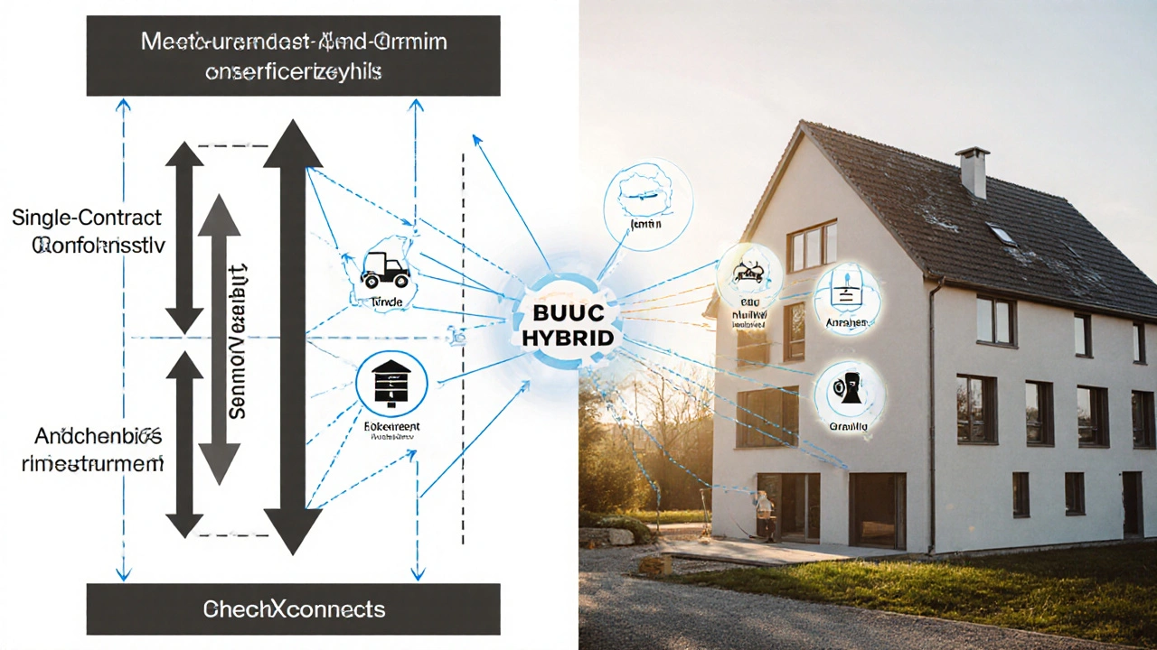 Hybrid-Baumanagement: Digitale App verbindet Einzelvergaben mit zentralem Generalunternehmer-Modell.