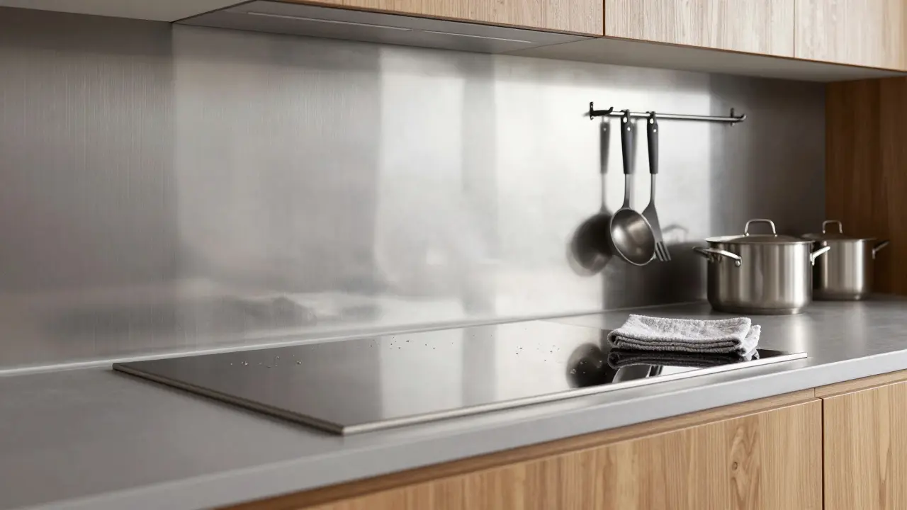 Küchenrückwand aus Edelstahl: Profi-Optik und Hygiene für moderne Küchen