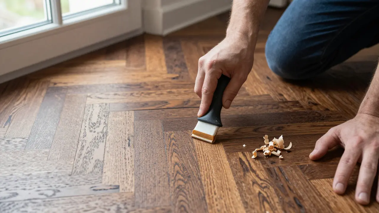 Bodenreparaturen im Alltag: Kratzer, Dellen und Flecken selbst beheben - So geht’s bei Parkett, Laminat und Fliesen
