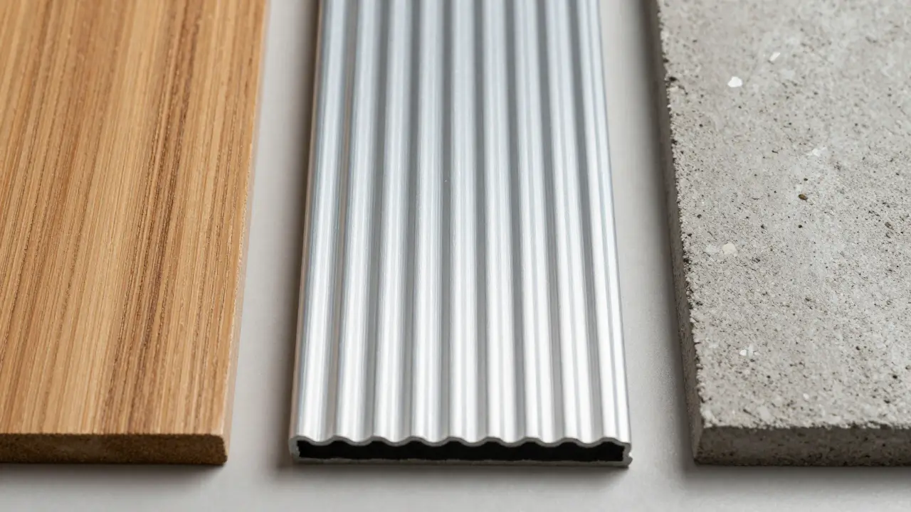 Vergleich von Rampenmaterialien: Holz, Aluminium und Beton im Detail